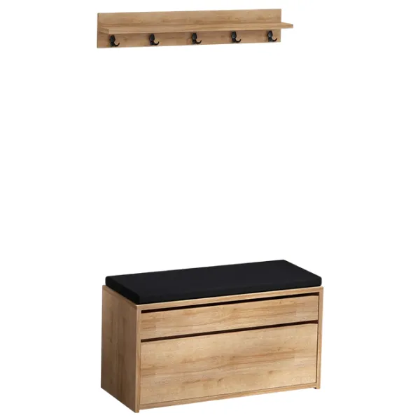 Dulap pentru antreu Mirage Meble Boby PAL / Oak photo 1