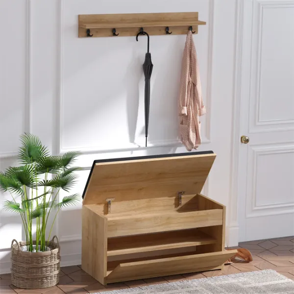 Dulap pentru antreu Mirage Meble Boby PAL / Oak photo 3