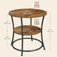 Măsuță de cafea Vasagle LET56BX 5815910 Rustic Brown photo 6