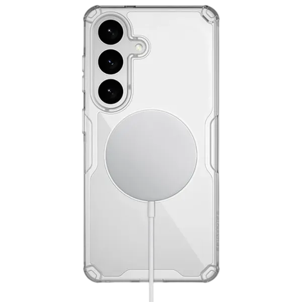 Husă pentru smartphone Samsung Galaxy S26 Nillkin / MagSafe Back / TPU / White Transparent photo 1
