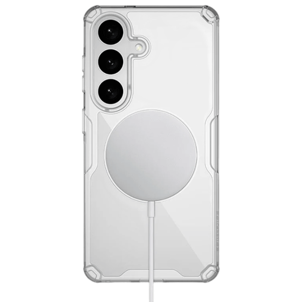Husă pentru smartphone Samsung Galaxy S26 Nillkin / MagSafe Back / TPU / White Transparent photo 1