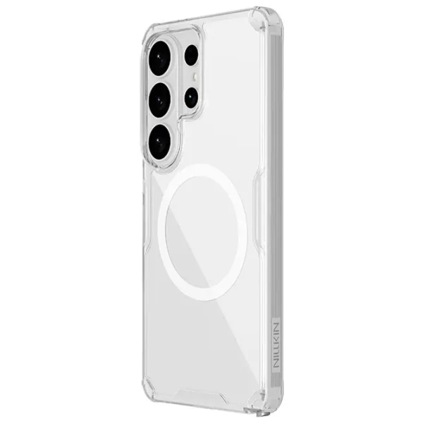 Husă pentru smartphone Samsung Galaxy S26 Ultra Nillkin / MagSafe Back / PC / White Transparent photo 3
