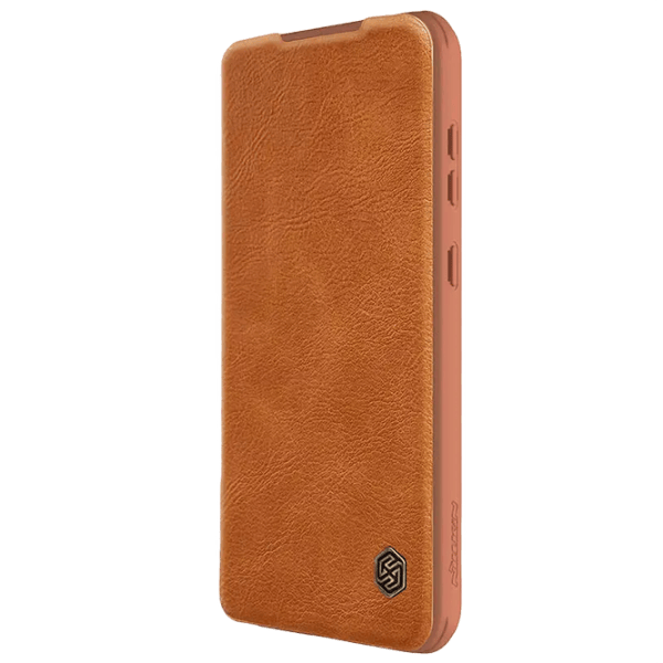 Husă pentru smartphone Samsung Galaxy S23 FE Nillkin / Flip Cover / Piele / Brown photo 3