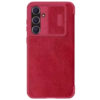 Чехол для смартфона Samsung Galaxy S23 FE Nillkin / Flip Cover / Кожа / Красный