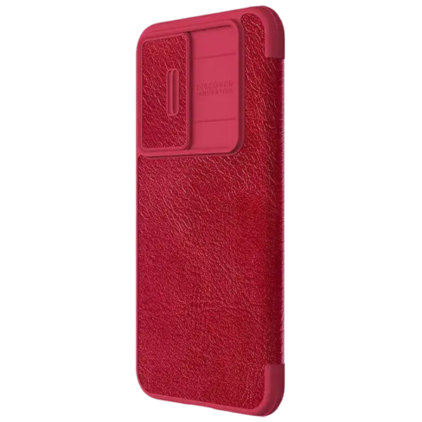 Husă pentru smartphone Samsung Galaxy S23 FE Nillkin / Flip Cover / Piele / Red photo 2