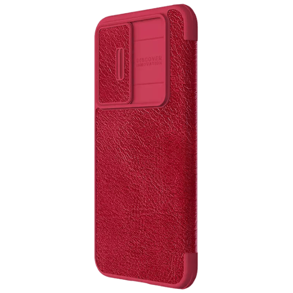 Husă pentru smartphone Samsung Galaxy S23 FE Nillkin / Flip Cover / Piele / Red photo 2