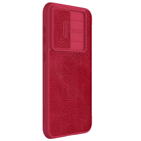 Husă pentru smartphone Samsung Galaxy S23 FE Nillkin / Flip Cover / Piele / Red photo 3