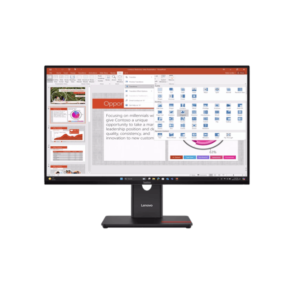 Монитор Lenovo ThinkVision T27-40 27" Full HD 120 Гц / 4 мс / Черный photo 1