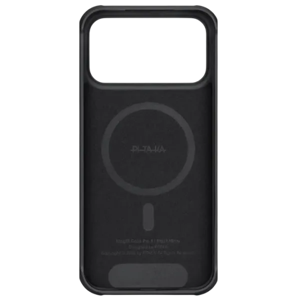 Чехол для смартфона Apple iPhone 17 Pro Max Pitaka / MagSafe Back / ПК / Серый Черный photo 2