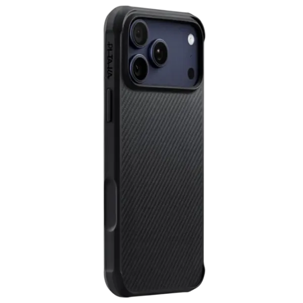 Чехол для смартфона Apple iPhone 17 Pro Max Pitaka / MagSafe Back / ПК / Серый Черный photo 4