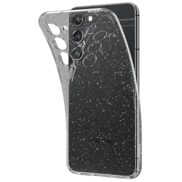 Husă pentru smartphone Samsung Galaxy S23 Plus Spigen / Back / TPU / Glitter Black photo 3