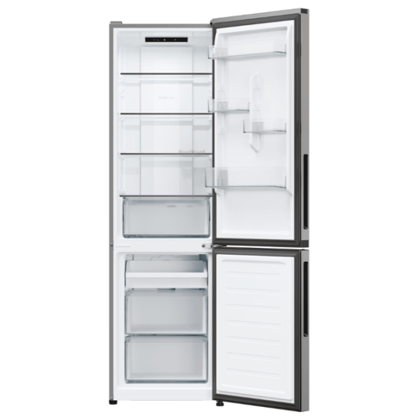 Frigider Candy CNCQ2T518EX cu congelator jos 279 l / 182.5 cm / Inox photo 2