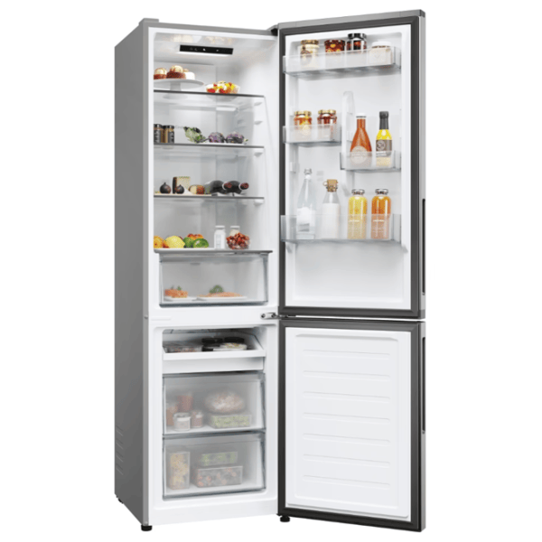 Frigider Candy CNCQ2T518EX cu congelator jos 279 l / 182.5 cm / Inox photo 5