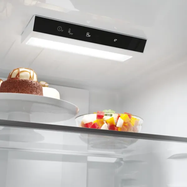 Frigider Candy CNCQ2T518EX cu congelator jos 279 l / 182.5 cm / Inox photo 8
