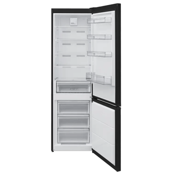 Frigider Ozon OZ-NFN383EGIDFI-EU cu congelator jos 367 l / 200 cm / Black photo 2