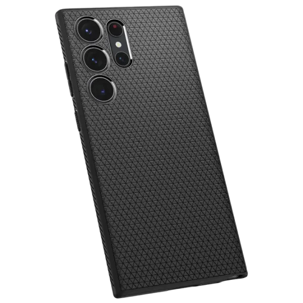 Husă pentru smartphone Samsung Galaxy S23 Ultra Spigen / Back / TPU / Ornament Matte black photo 4