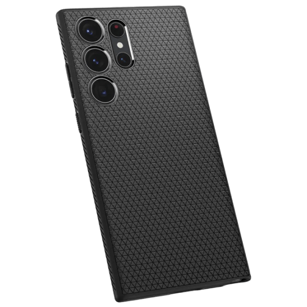 Husă pentru smartphone Samsung Galaxy S23 Ultra Spigen / Back / TPU / Ornament Matte black photo 4