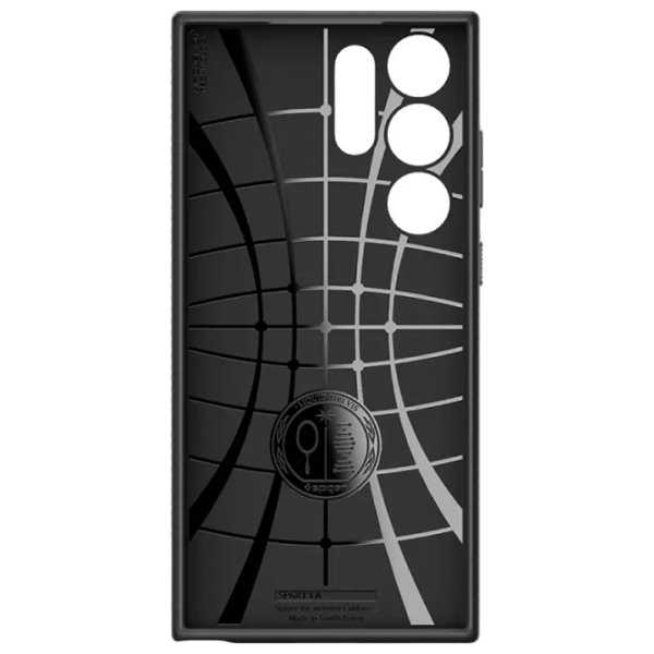 Husă pentru smartphone Samsung Galaxy S23 Ultra Spigen / Back / TPU / Ornament Matte black photo 7