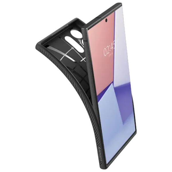 Husă pentru smartphone Samsung Galaxy S23 Ultra Spigen / Back / TPU / Ornament Matte black photo 8