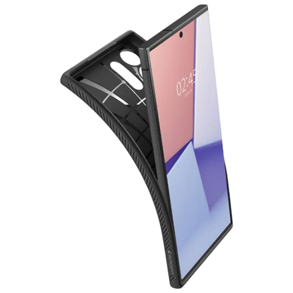 Husă pentru smartphone Samsung Galaxy S23 Ultra Spigen / Back / TPU / Ornament Matte black photo 8