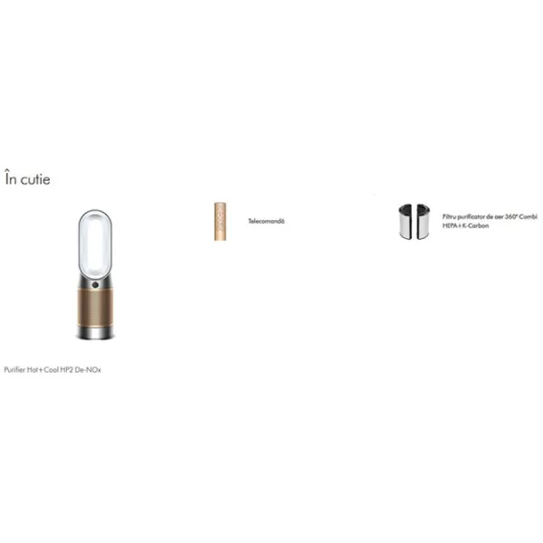 Umidificator de aer Dyson HP2 De-NOx Pe podea / White photo 8