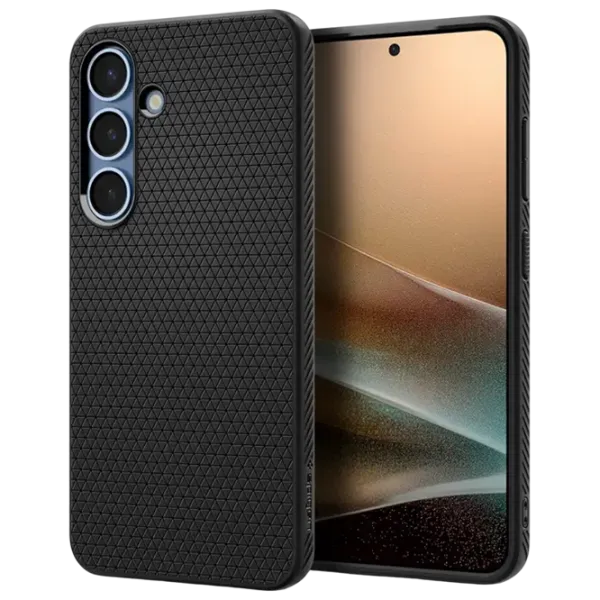 Чехол для смартфона Samsung Galaxy S25 Plus 5G Spigen / / ТПУ / Ornament Чёрный матовый photo 1