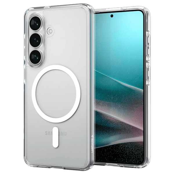 Husă pentru smartphone Samsung Galaxy S26 Spigen / MagSafe Back / TPU / White Transparent photo 1