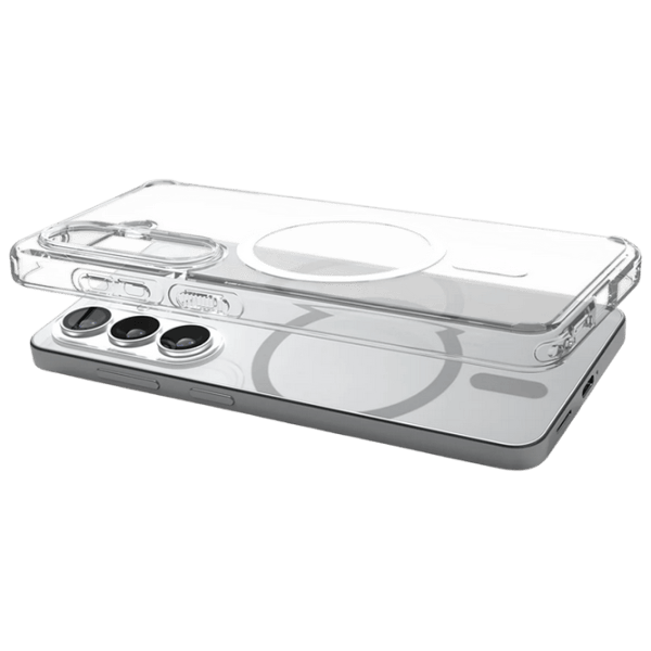 Husă pentru smartphone Samsung Galaxy S26 Spigen / MagSafe Back / TPU / White Transparent photo 2