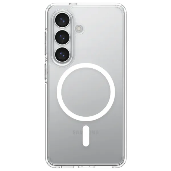 Husă pentru smartphone Samsung Galaxy S26 Spigen / MagSafe Back / TPU / White Transparent photo 4