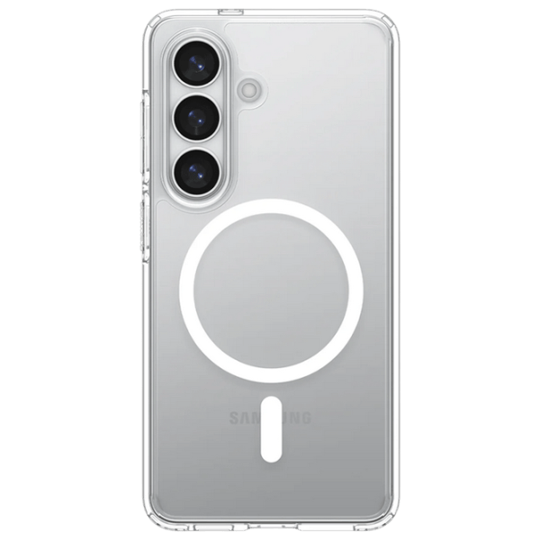 Husă pentru smartphone Samsung Galaxy S26 Spigen / MagSafe Back / TPU / White Transparent photo 4