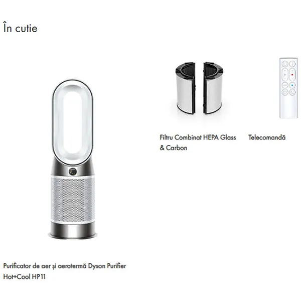 Purificator de aer Dyson HP11 Pe podea / Silver photo 17