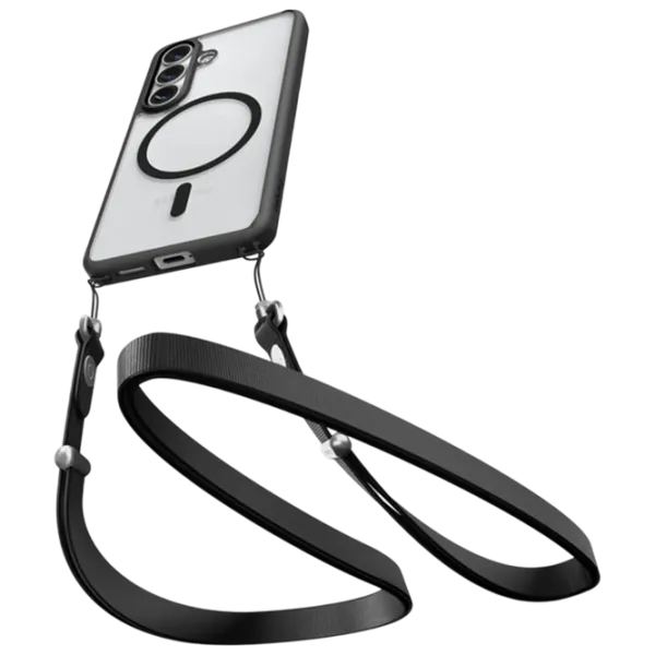 Husă pentru smartphone Samsung Galaxy S26 Spigen / MagSafe Back / TPU / Black Transparent photo 2