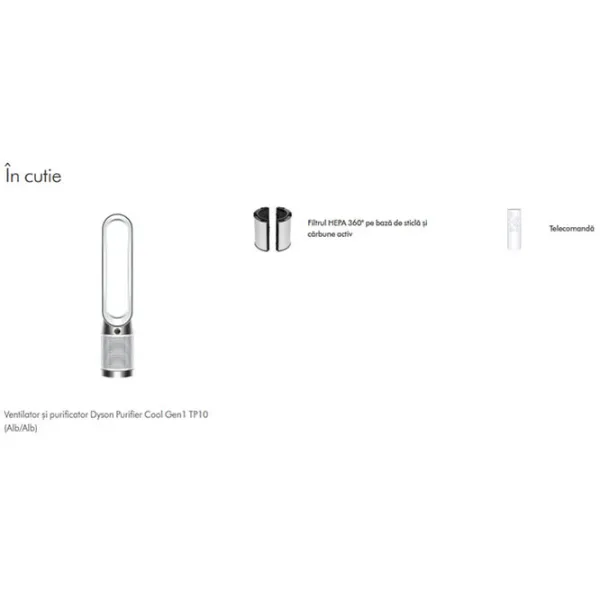 Purificator de aer Dyson TP10 Pe podea / Silver photo 12