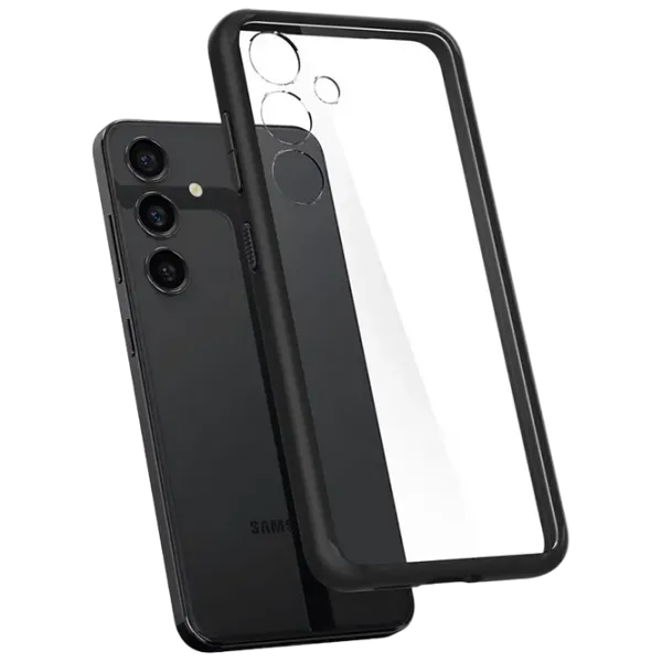 Чехол для смартфона Samsung Galaxy S24 Plus Spigen / Back / ТПУ / Черный Прозрачный photo 1