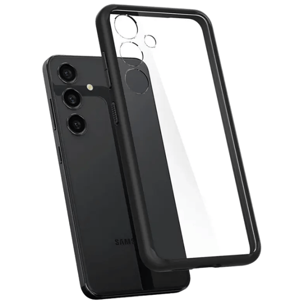 Чехол для смартфона Samsung Galaxy S24 Plus Spigen / Back / ТПУ / Черный Прозрачный photo 1