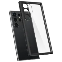 Husă pentru smartphone Samsung Galaxy S24 Ultra Spigen / Back / TPU / Black Transparent photo 3