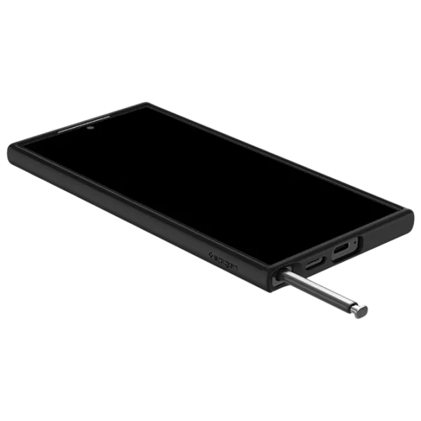 Husă pentru smartphone Samsung Galaxy S24 Ultra Spigen / Back / TPU / Black Transparent photo 6