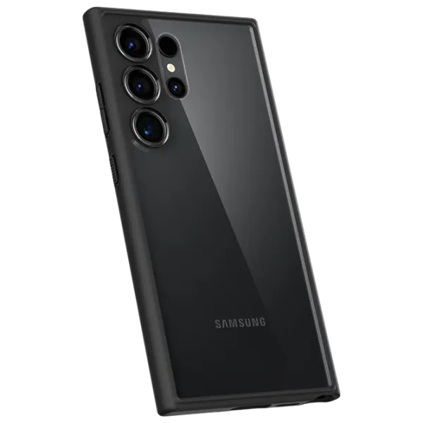 Husă pentru smartphone Samsung Galaxy S24 Ultra Spigen / Back / TPU / Black Transparent photo 7