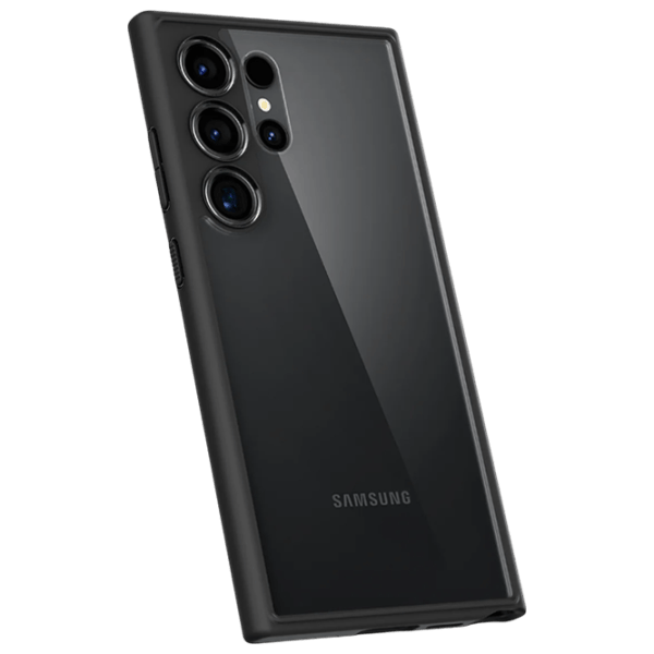 Husă pentru smartphone Samsung Galaxy S24 Ultra Spigen / Back / TPU / Black Transparent photo 7
