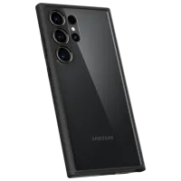 Husă pentru smartphone Samsung Galaxy S24 Ultra Spigen / Back / TPU / Black Transparent photo 7