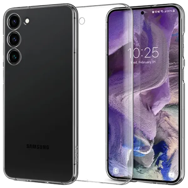 Husă pentru smartphone Samsung Galaxy S23 Spigen / Back / TPU / Transparent photo 1