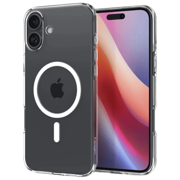 Чехол для смартфона Apple iPhone 16 Plus Spigen / MagSafe Back / ТПУ / White Прозрачный photo 1
