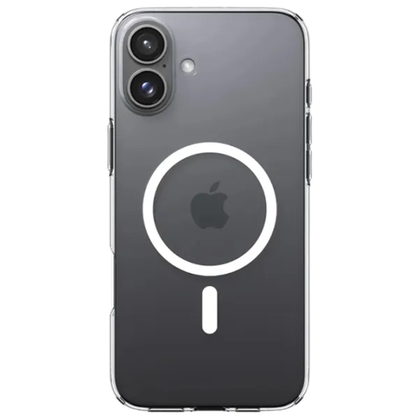 Чехол для смартфона Apple iPhone 16 Plus Spigen / MagSafe Back / ТПУ / White Прозрачный photo 4