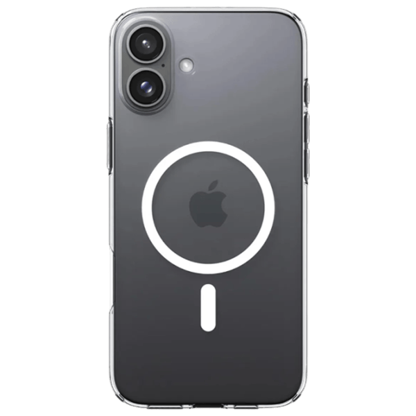 Чехол для смартфона Apple iPhone 16 Plus Spigen / MagSafe Back / ТПУ / White Прозрачный photo 4