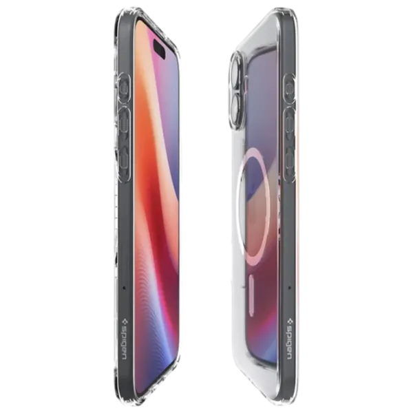 Чехол для смартфона Apple iPhone 16 Plus Spigen / MagSafe Back / ТПУ / White Прозрачный photo 5