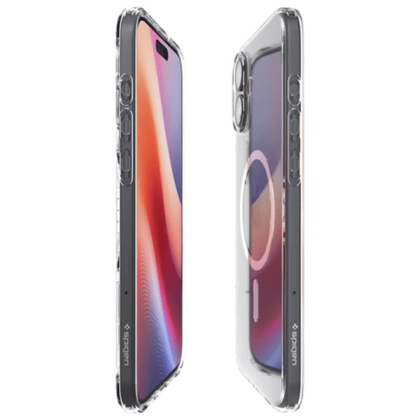 Чехол для смартфона Apple iPhone 16 Plus Spigen / MagSafe Back / ТПУ / White Прозрачный photo 5