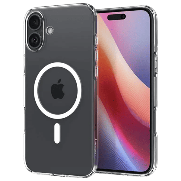 Husă pentru smartphone Apple iPhone 16 Spigen / MagSafe Back / TPU / White Transparent photo 1