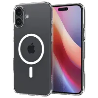 Husă pentru smartphone Apple iPhone 16 Spigen / MagSafe Back / TPU / White Transparent