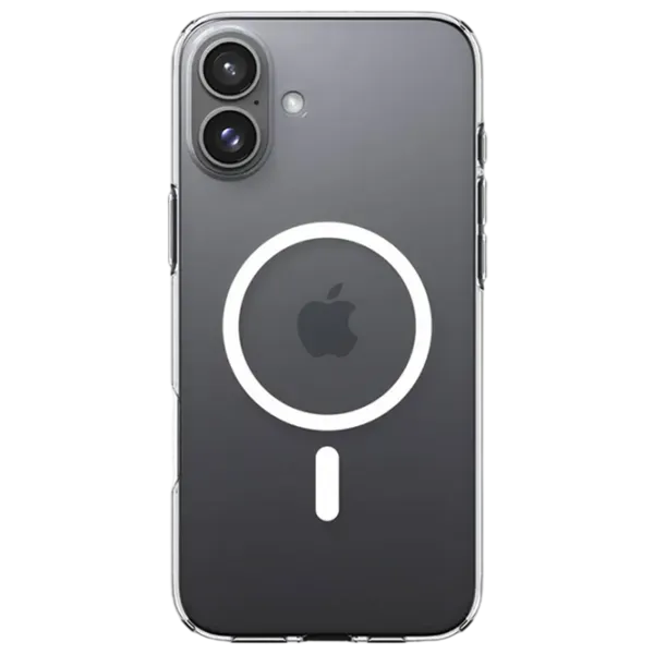 Husă pentru smartphone Apple iPhone 16 Spigen / MagSafe Back / TPU / White Transparent photo 5