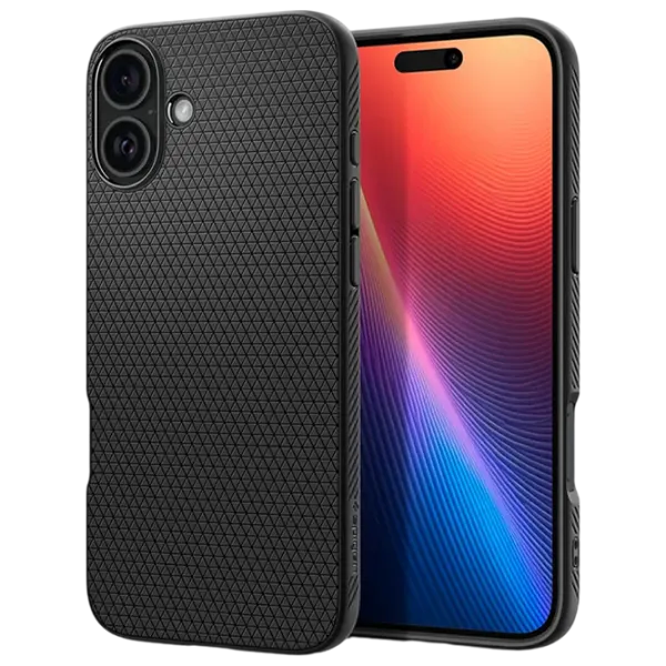 Чехол для смартфона Apple iPhone 16 Plus Spigen / Back / ТПУ / Черный Матовый черный photo 1